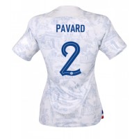 Fotballdrakt Dame Frankrike Benjamin Pavard #2 Bortedrakt VM 2022 Kortermet